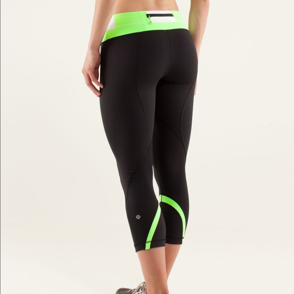 Lululemon inspire crop Zippy Green colorway
