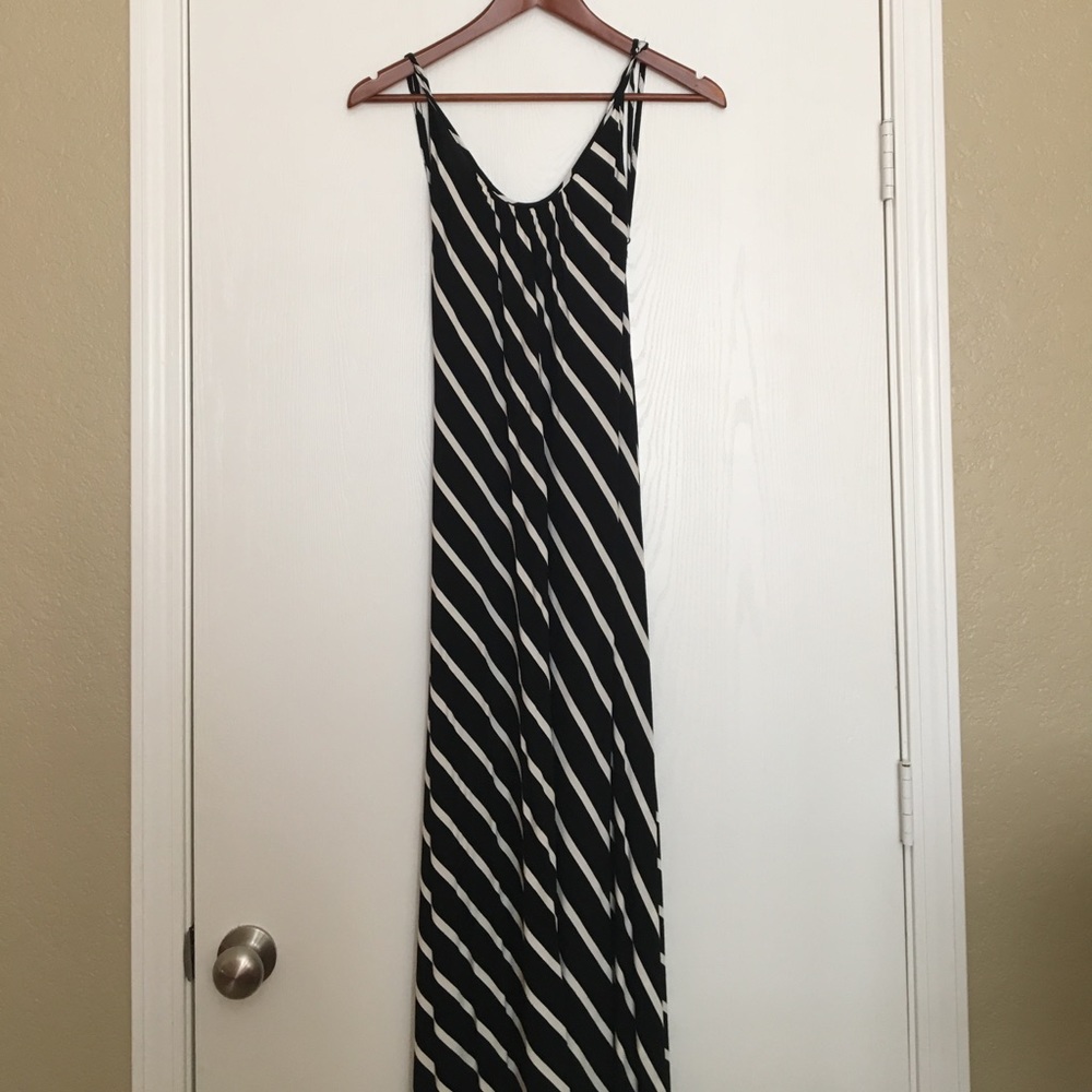 Black and White Maxi Dress