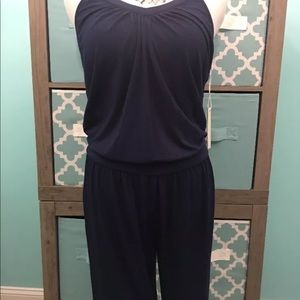 Tart Collection Navy Blue Jumper Jumpsuit Romper M