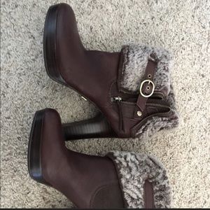 Uggg leather boots reposh worn once too tight