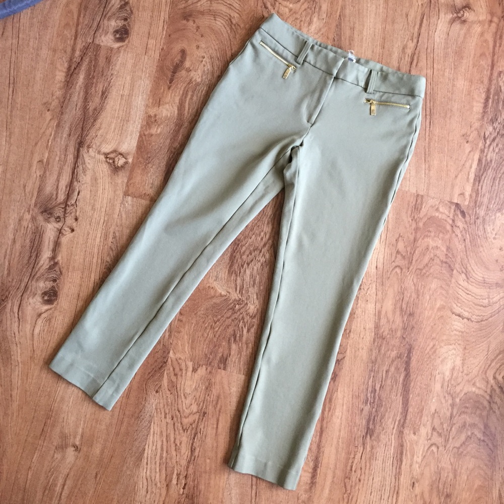 Anne Klein olive green pants