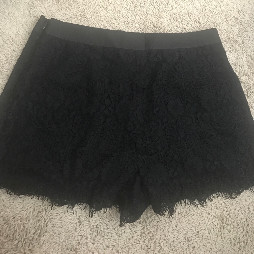 Topshop black lace shorts🖤