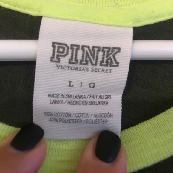 PINK Victoria's Secret baseball tee - Picture 3 of 4