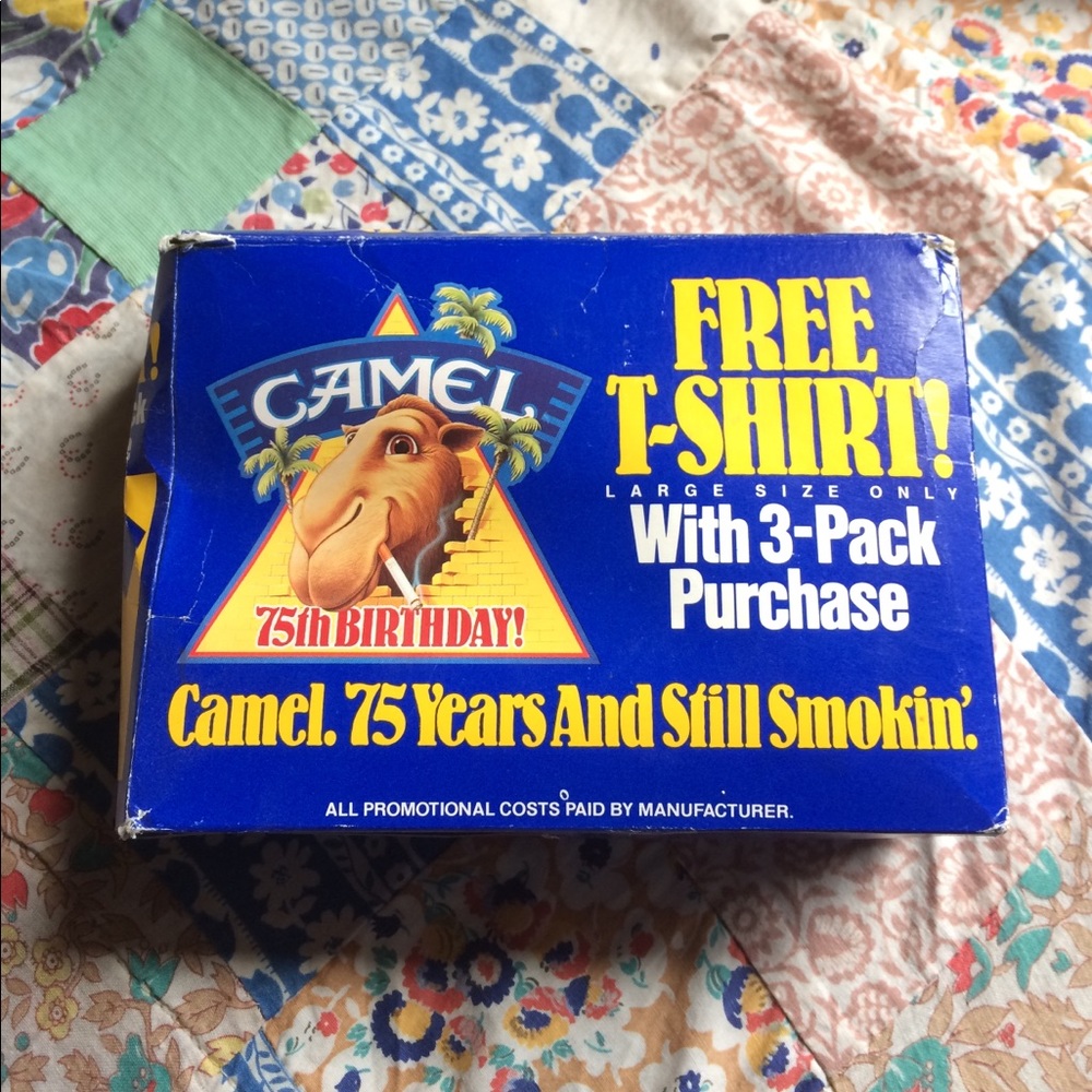 SOLD Vtg. Camel 75th Tee