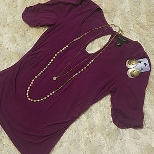 EEUC White House Black Market Purple Top