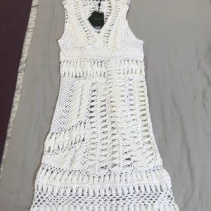 Knitted cover up. Sz S