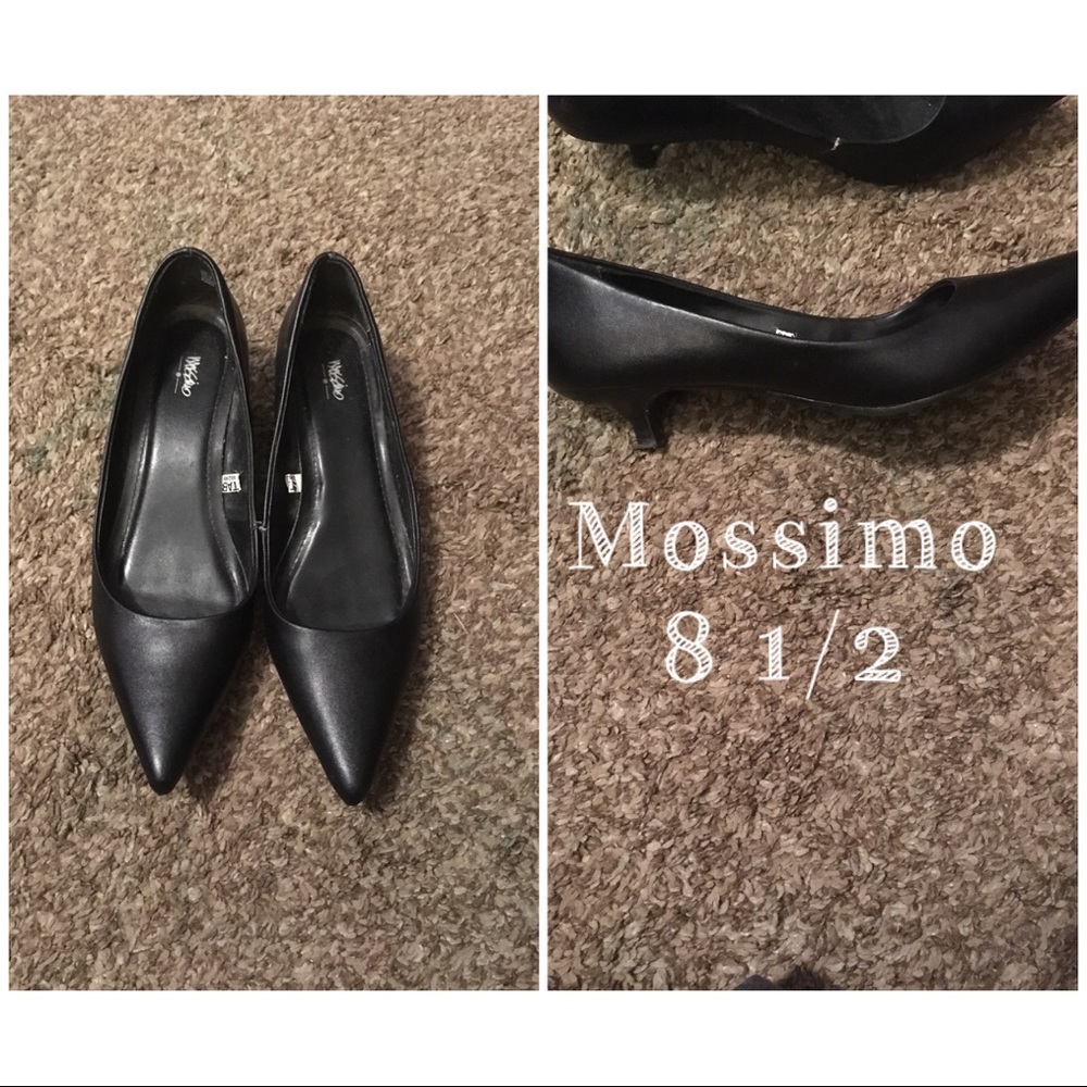 Mossimo pointed toe kitten heel dress shoes
