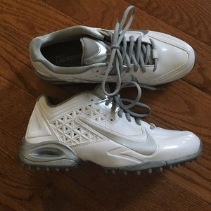 Nike White Speedlax 4 Lacrosse Turf Shoes