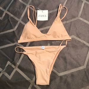 nude bathing suit/bikini