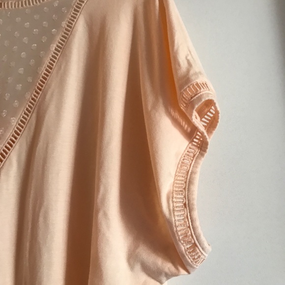 {Anthro Meadow Rue} Blush laser cut top - Picture 4 of 4