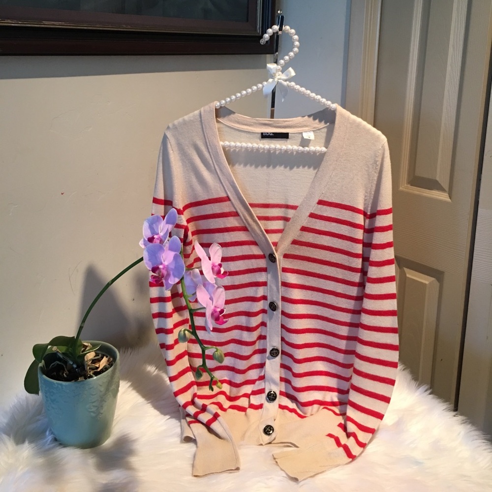 BDG (urban outfitters)  stripe button up sweater