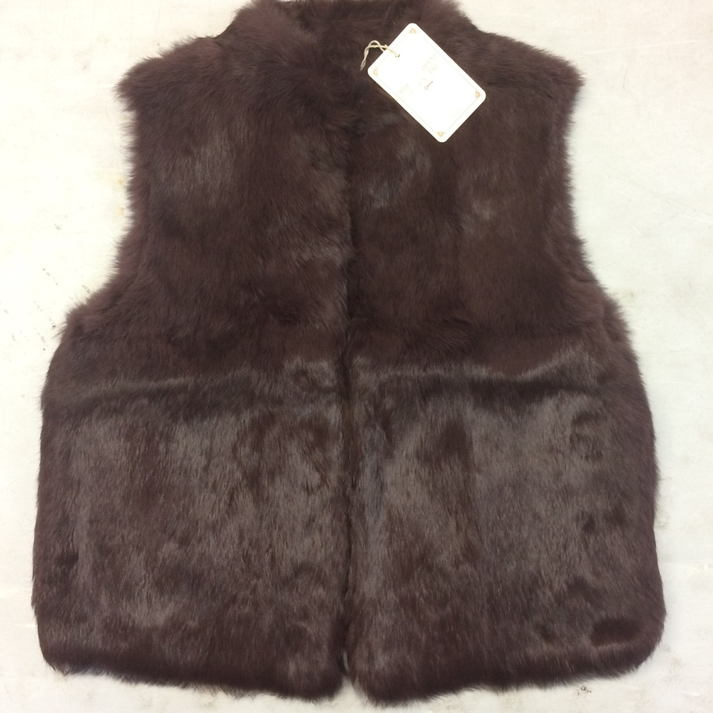 What Goes Around Comes Around Paige Fur Vest