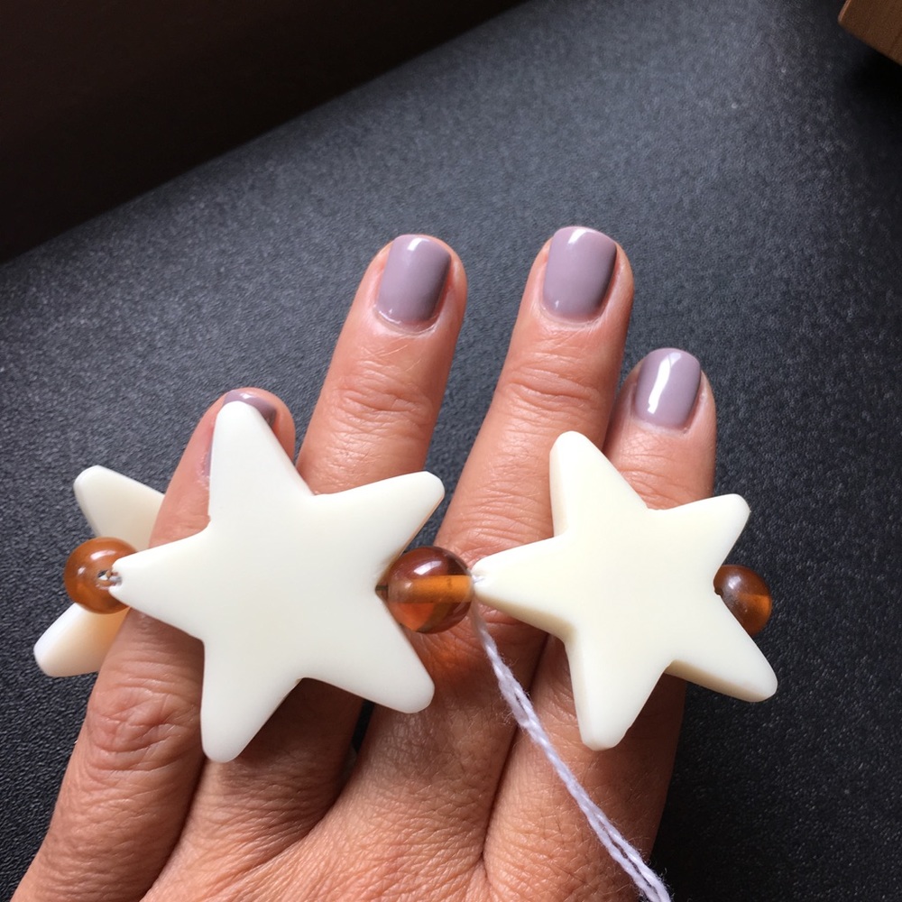 Repurposed vintage star bracelet
