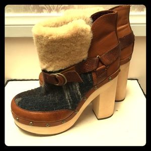 Woolrich artist style boots- Anthropology