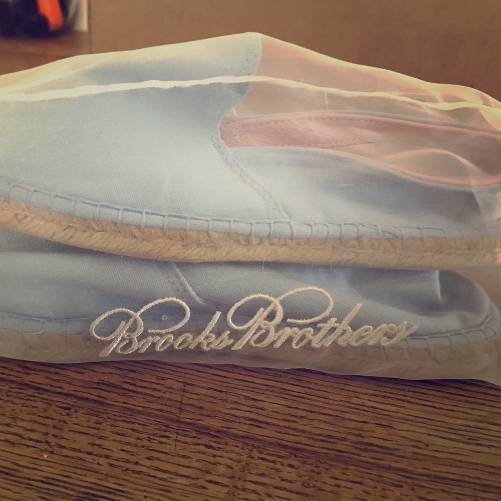 NWT Brooks Brothers Blue Slip On