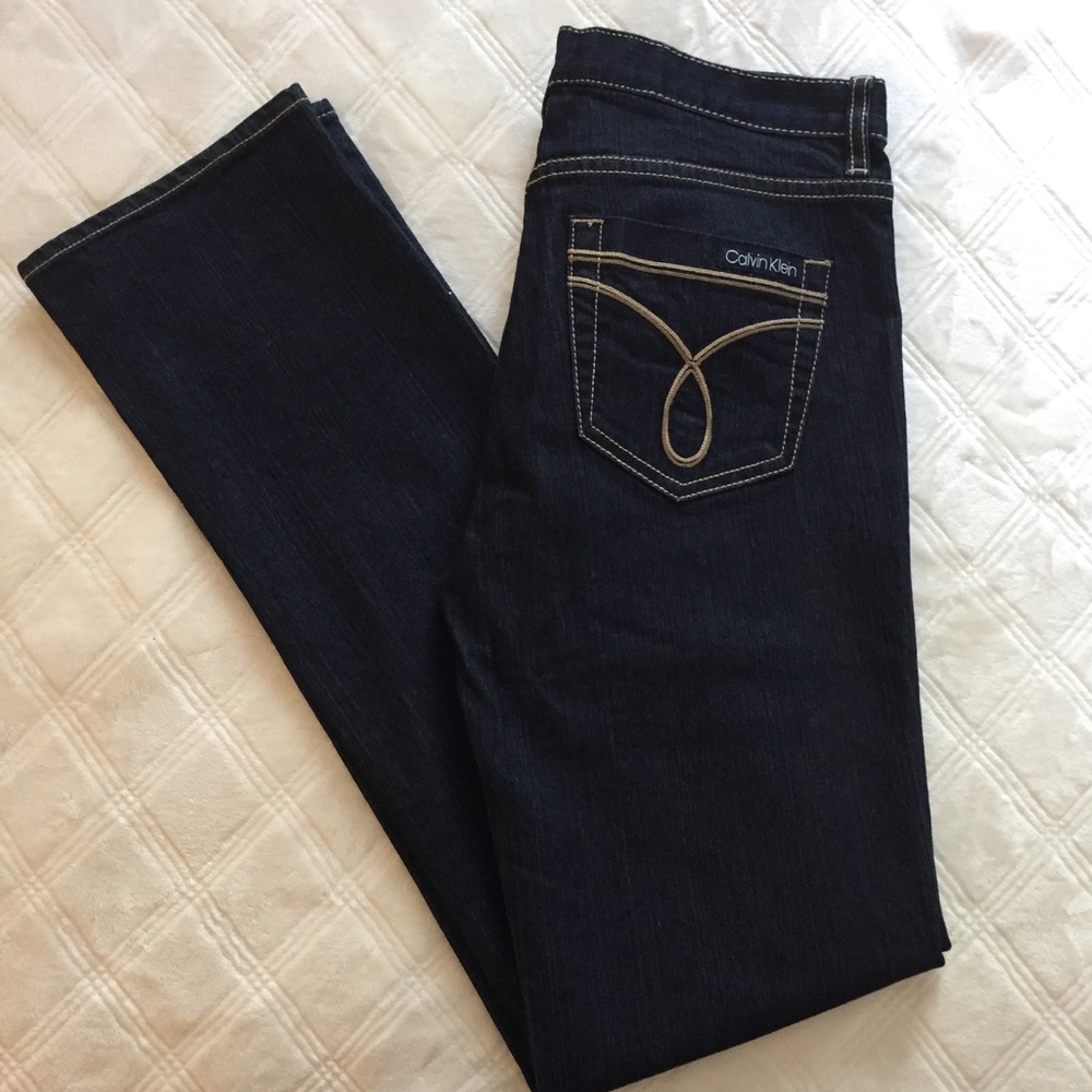 NWOT Calvin Klein Dark Wash Jeans