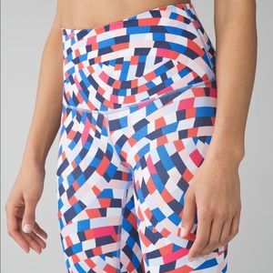 lululemon Hi Rise Wunder Under Pant, sz 6 Capoiera