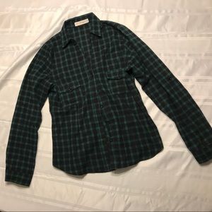 Green and black Flannel