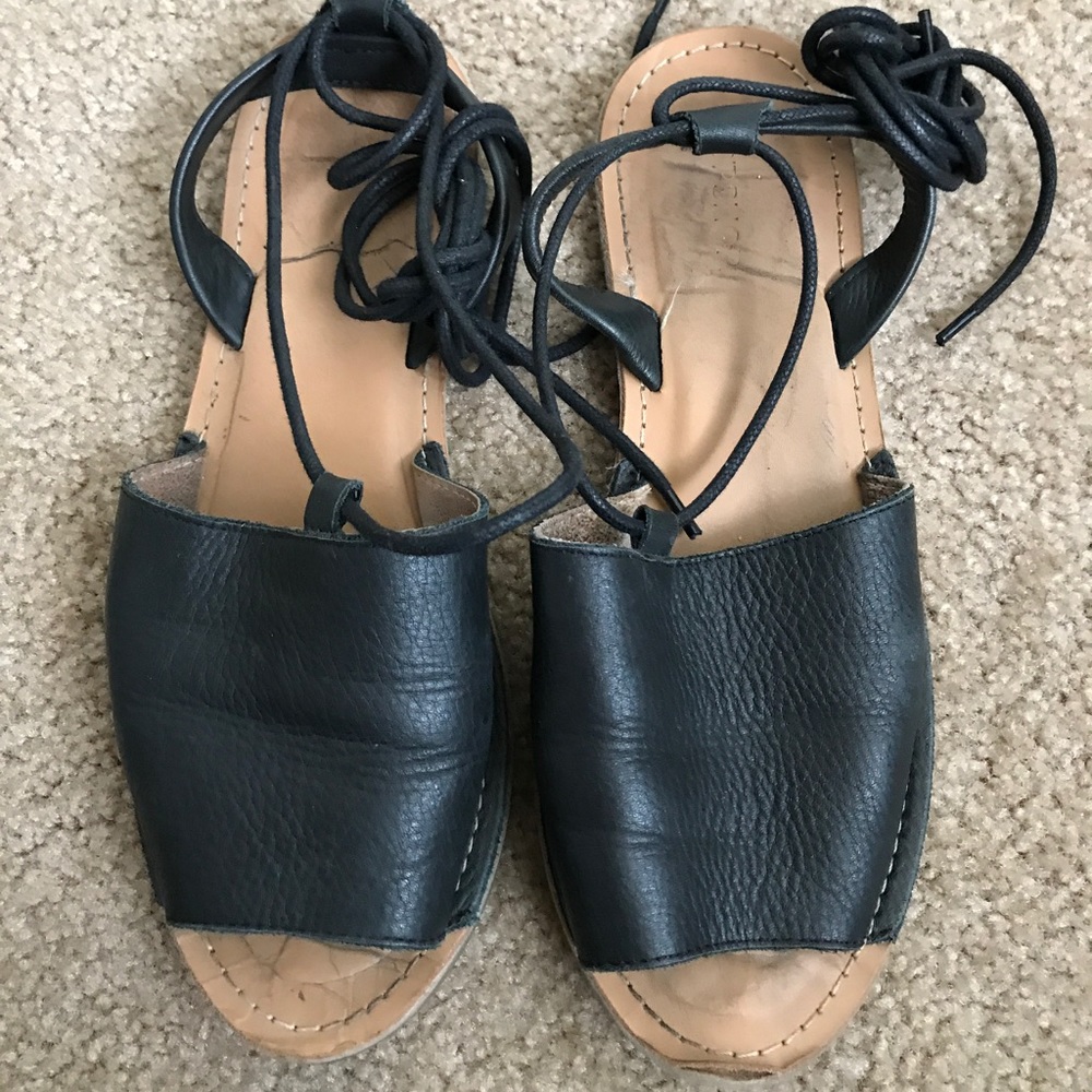 TopShop lace up sandals