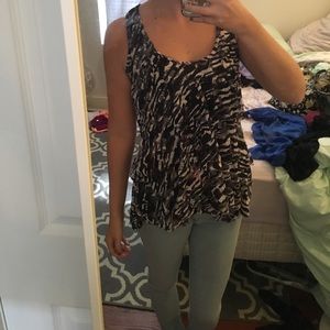 Zebra tank top