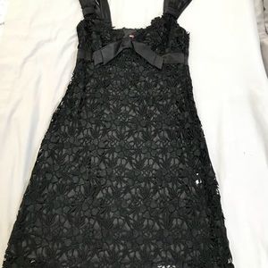 Yoana Baraschi black lace dress Sz S
