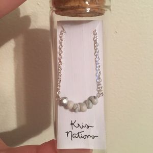 Kris Nations Mystic Bar Necklace Howlite
