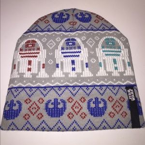 Star Wars R2D2 Fairisle Knit Beanie Star Wars R2D2 Fairisle Knit Beanie