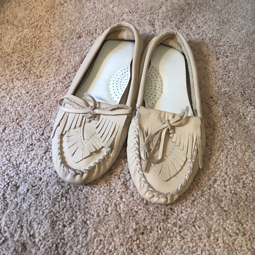 Vintage leather moccasins