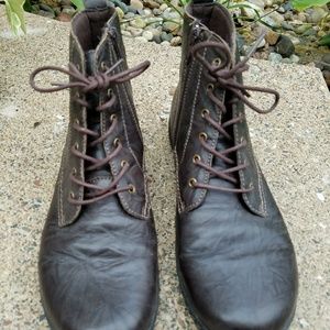 Clarks lace-up ankle boots
