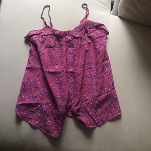 Rebecca Taylor floral print tank top