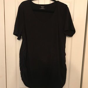 Black maternity shirt 2x