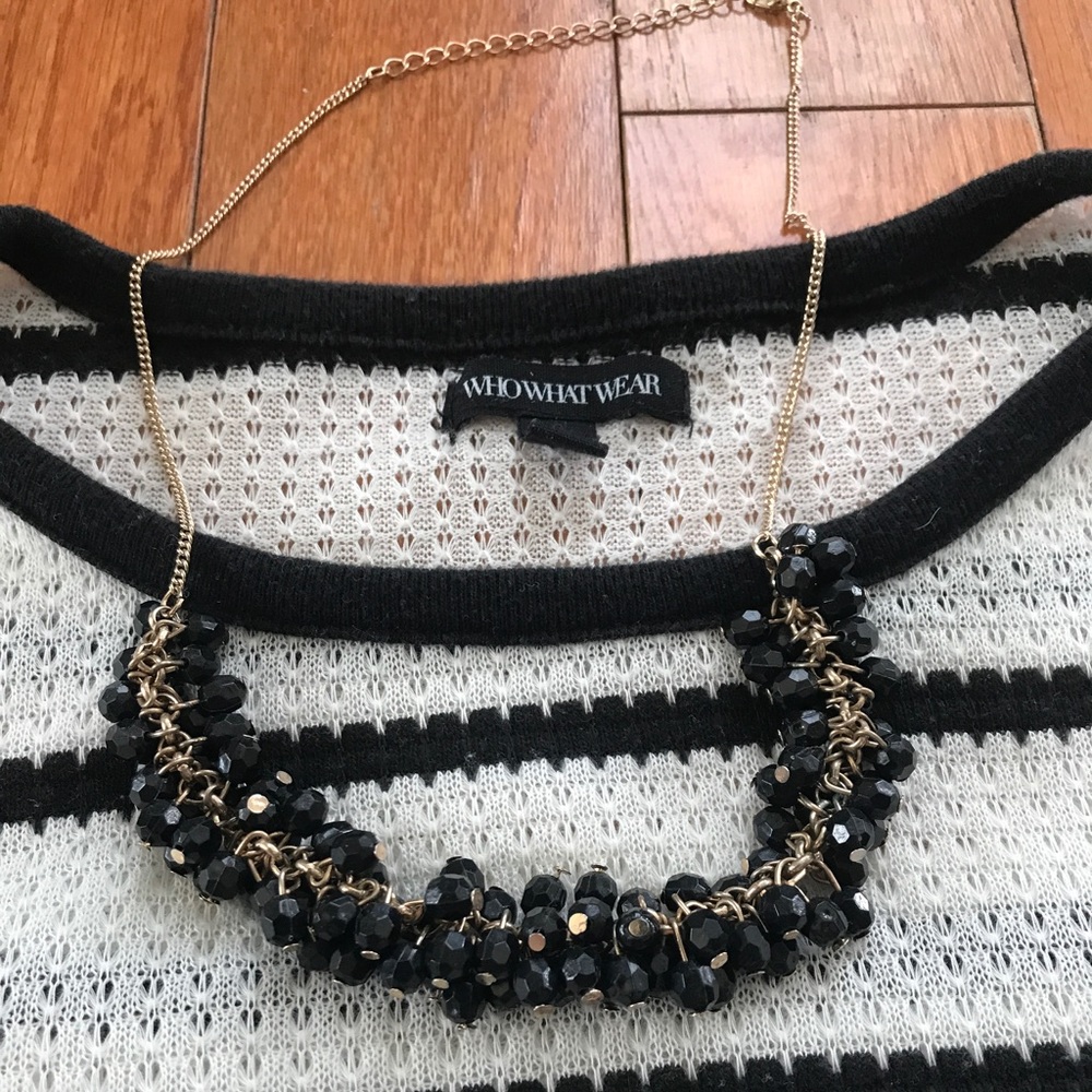 H&M Black and Gold Necklace