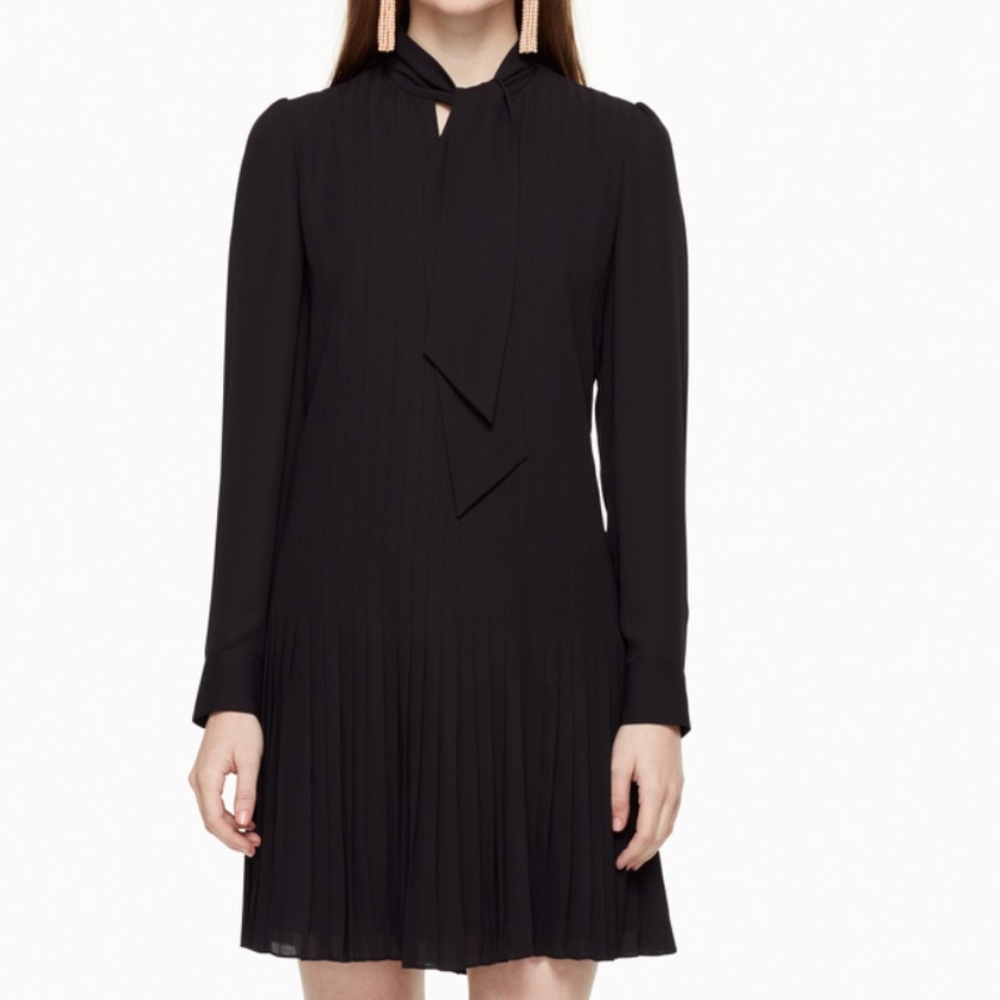 Kate Spade Pleated Georgette Dress