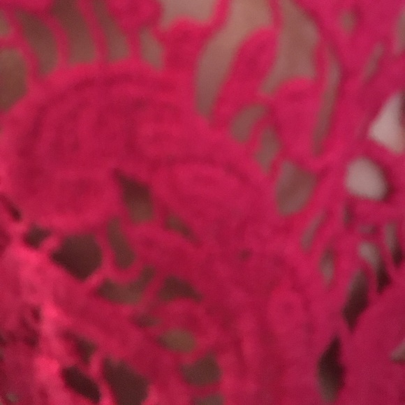 Pink lace crop top - Picture 3 of 3