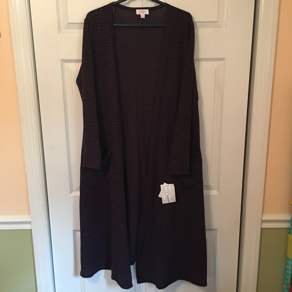 LuLaRoe Sarah Cardigan Size L NWT