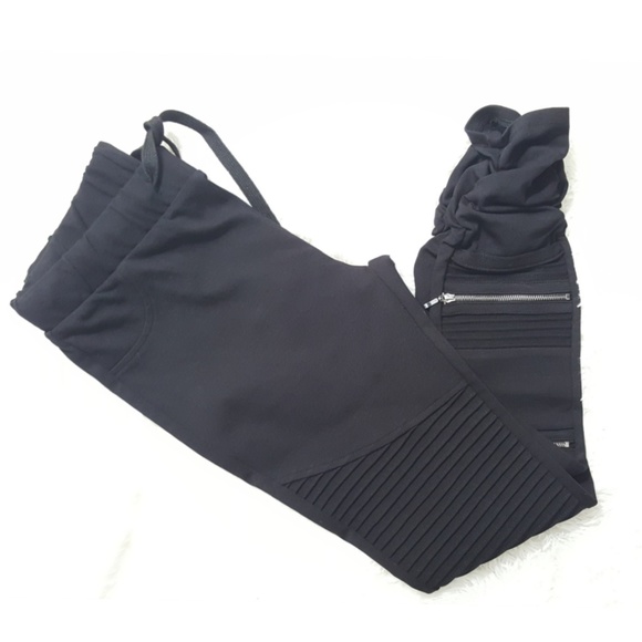 ▪LAST ONE!▪"Night Ryder" Black Moto Jogger NWOT - Picture 3 of 5