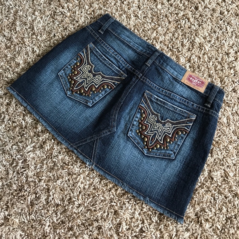 Mini jeans skirt by Tyte Jeans