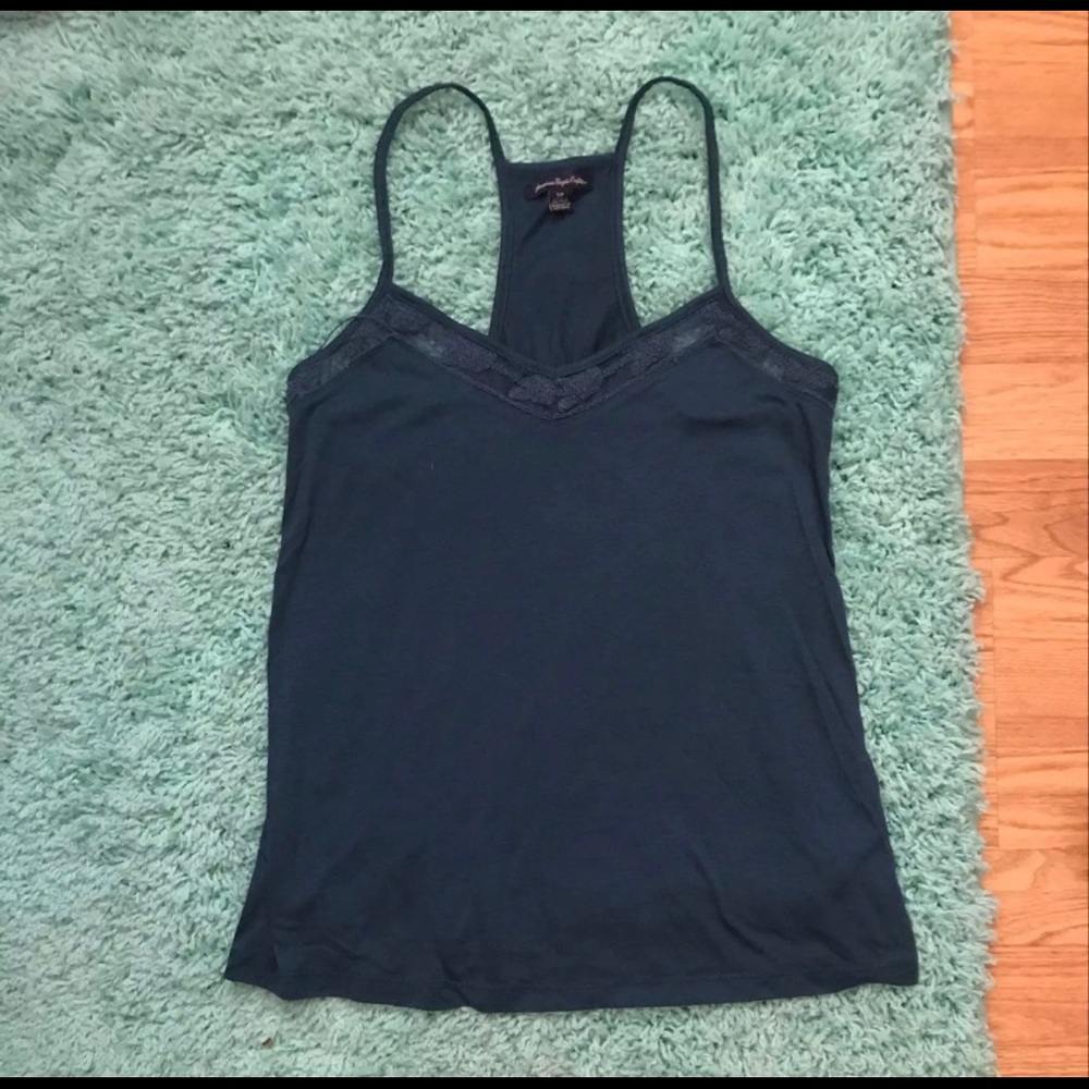 American Eagle: Teal Tank