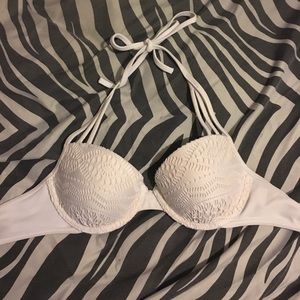 White Hollister Bathing Suit top