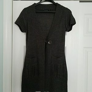 Knitted vest sweater cartigan