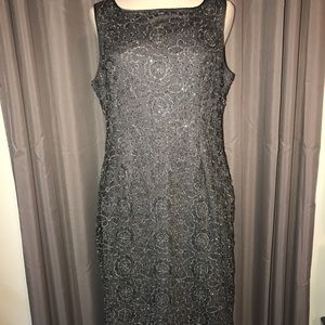 Gray Adrianna Papell Dress - Stunning!