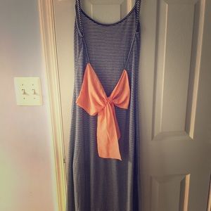 Boutique open back dress