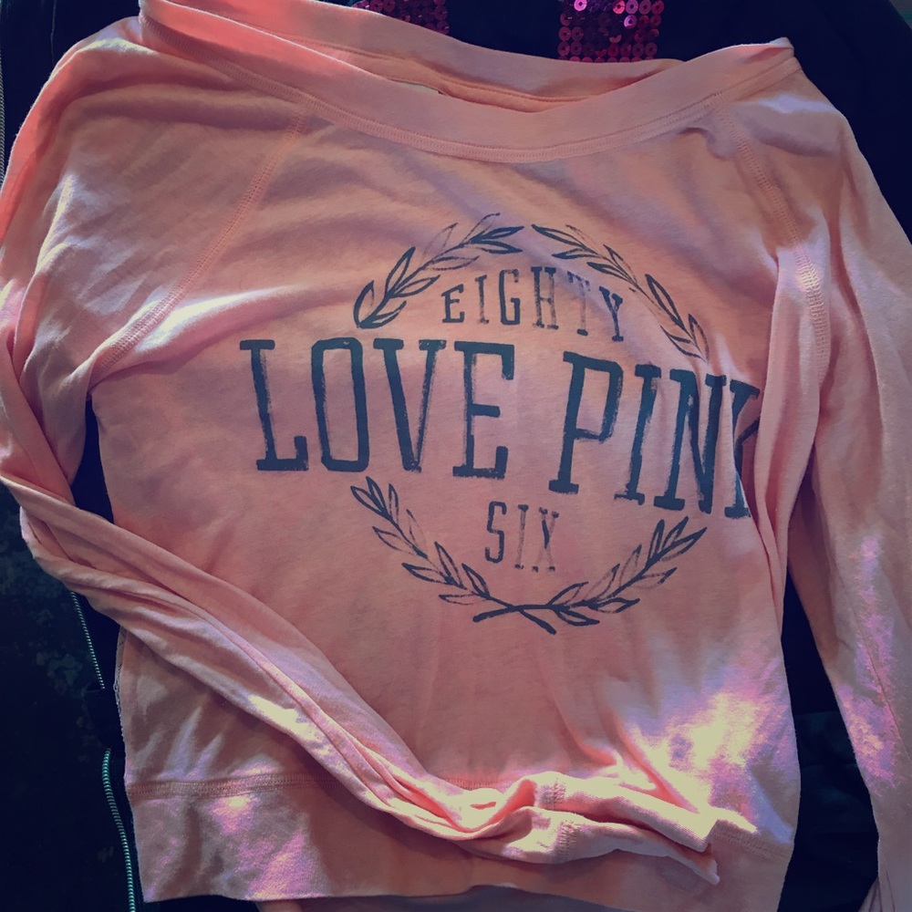 Pink long sleeve.