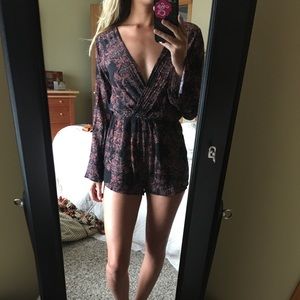 Long sleeve romper