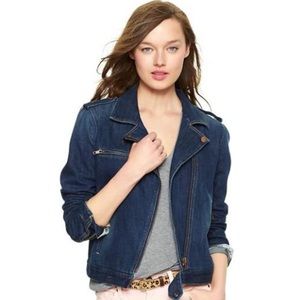 Denim Moto Jacket Denim Moto Jacket
