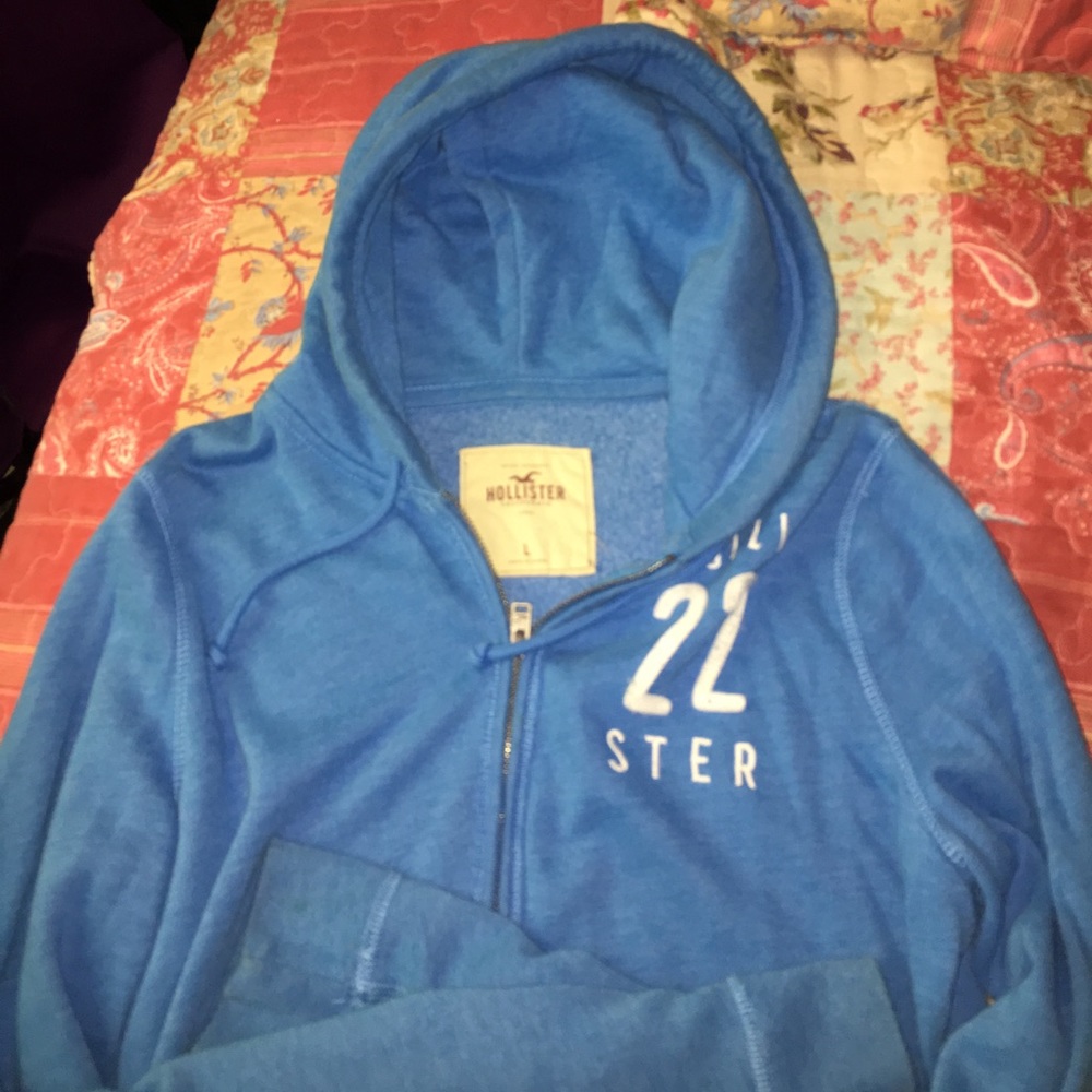 Hollister Light Blue Hoodie