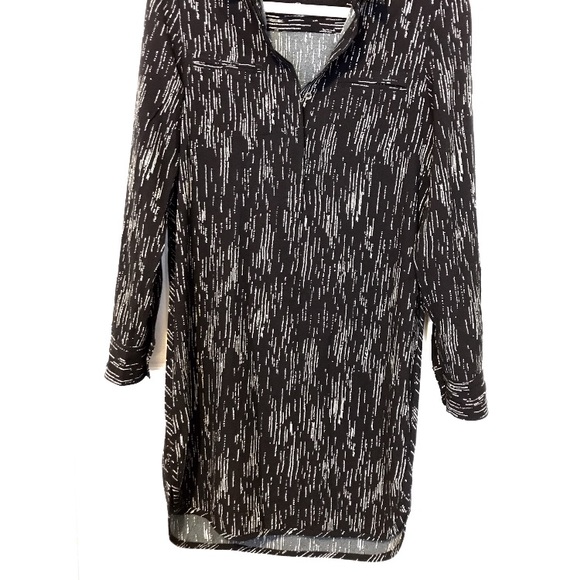 Navy Shirt Dress! NWOT - Picture 5 of 8