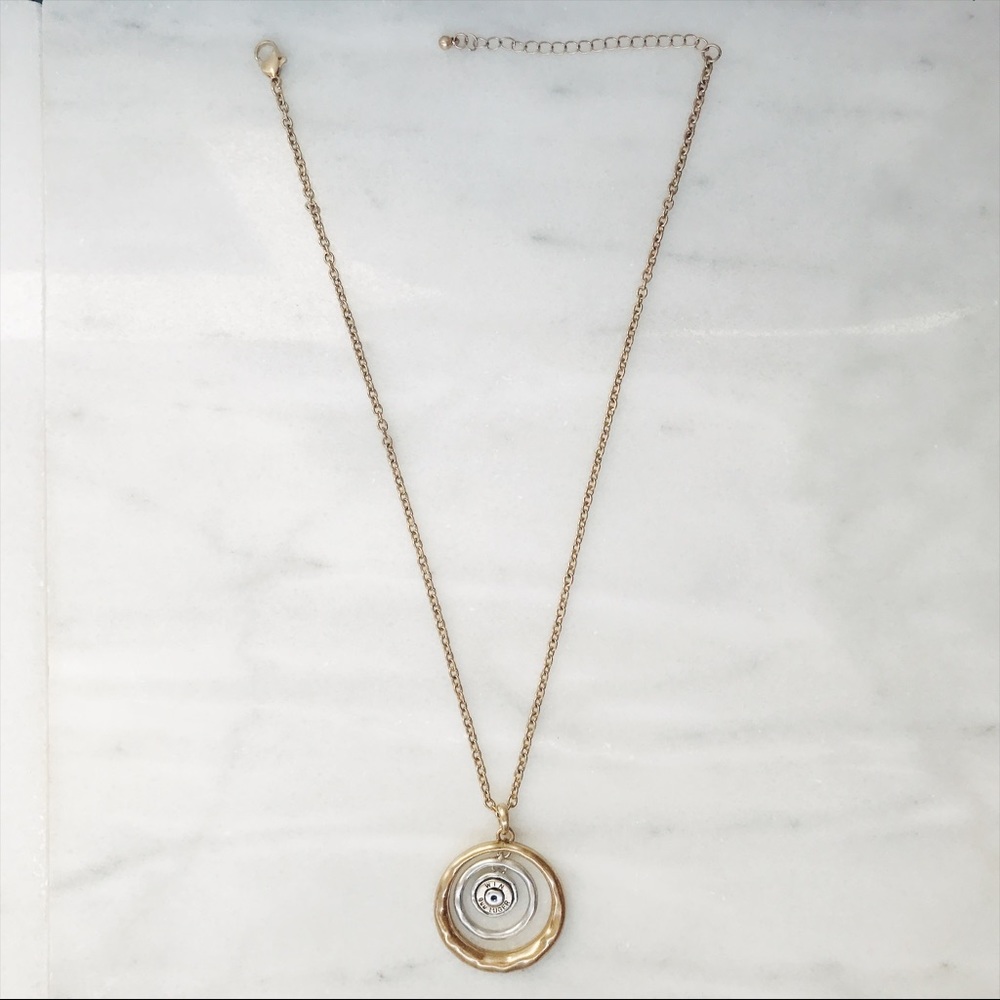 9mm Bullseye Pendant Necklace - Picture 6 of 6