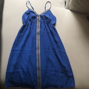 Blue zip down 12th street by Cynthia Vincent dress