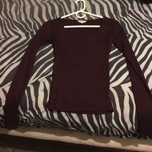 overlapped sweater